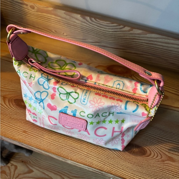 Vintage Y2K Coach Butterfly Graffiti Mini Bag - Picture 6 of 7